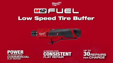 Milwaukee M12 FUEL Low Speed Tire Buffer