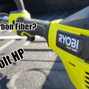 Ryobi 40V HP Brushless Carbon Fiber Shaft Attachment Capable String Trimmer Review RY40290