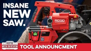 Another Insane Saw you DON'T NEED... but you totally need it. RIDGID Tool News!