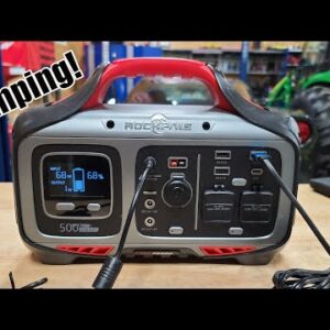 Portable Power Station & Solar Generator for Camping & Kids Education
