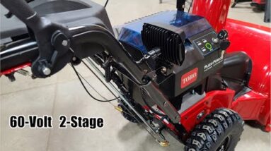 Toro 26" 60-Volt Battery Power Max e26 Two-Stage Snow Blower Introduction