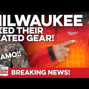 BREAKING NEWS! Milwaukee just FIXED their Heated Gear with NEW Jackets! Power Tool News!