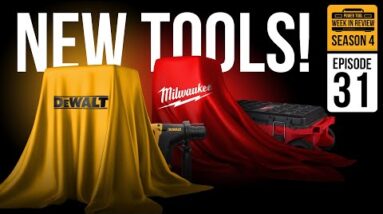 NEW TOOLS ANNOUNCED! Milwaukee, DeWALT and more! Power Tool Week in Review! S4E31
