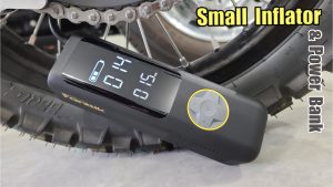 Small & Easily Carried Inflator With Power Bank Perfect For Enduro Riding