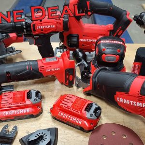 Insane Deal For DIY & New Tool Owners $279 | CRAFTSMAN V20 8-Tool 20-Volt Max Power Tool Combo Kit