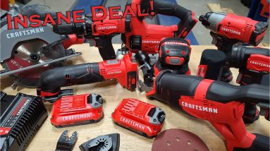 Insane Deal For DIY & New Tool Owners $279 | CRAFTSMAN V20 8-Tool 20-Volt Max Power Tool Combo Kit