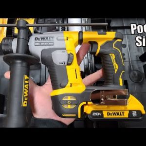 DEWALT Atomic 20V 5/8" Compact Brushless SDS PLUS Rotary Hammer Review DCH172D2 DCH172B