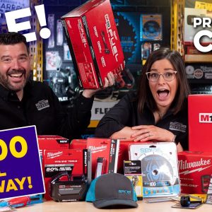 It's TIME! Today at 3pm we go LIVE to giveaway over $2,000 worth of NEW Power Tools!