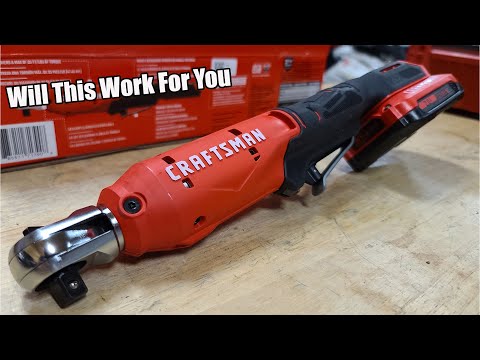 CRAFTSMAN  Variable Speed 3/8" Drive Ratchet Wrench Review CMCF930B