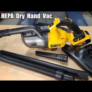 DEWALT 20V Cordless Dry Hand Vacuum Review DCV501H Dust Extractor