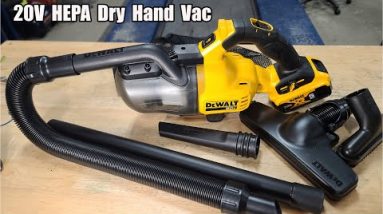 DEWALT 20V Cordless Dry Hand Vacuum Review DCV501H Dust Extractor