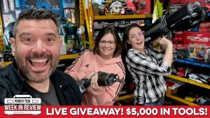 It's FINALLY TIME! Let's giveaway $2,000+ in NEW power tools LIVE!