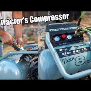 Metabo HPT "The TANK" 8-Gallon Trolley Air Compressor Review EC1315S