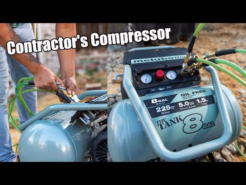 Metabo HPT "The TANK" 8-Gallon Trolley Air Compressor Review EC1315S