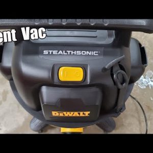 New Silent DEWALT Wet/Dry Vacuum with StealthSonic Ultra-Quiet Technology DXV12P-QT & DXV09P-QTA