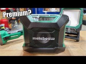 Radios Are Important! Metabo HPT 18V MultiVolt Cordless Bluetooth Radio Review UR18DAQ4