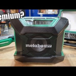 Radios Are Important! Metabo HPT 18V MultiVolt Cordless Bluetooth Radio Review UR18DAQ4