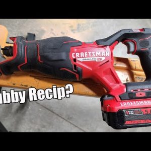 CRAFTSMAN V20 BRUSHLESS RP Reciprocating Saw Review Model CMCS351B | Milwaukee Axe & Wrecker