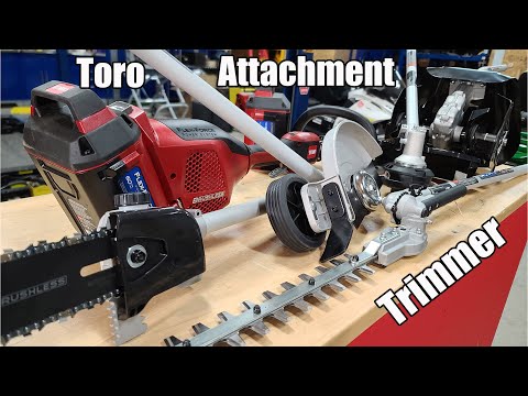 First Look Toro 60V Attachment Capable String Trimmer, Stick Edger, Hedge Trim, Pole Saw, Cultivator