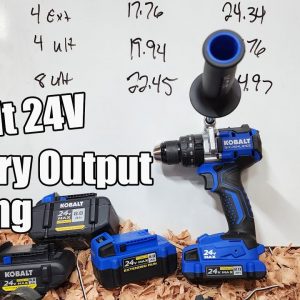 Kobalt 24-Volt Battery Output Testing - What Is The Best Battery To Buy?