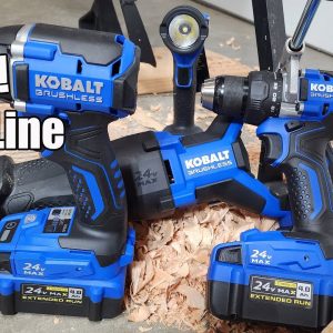 DEAL! Gen 3 Kobalt 4-Tool 24V Brushless Tool Combo Kit Review | Item #4913885 Model #KLC 4324A-03