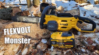 DEWALT FlexVolt 60V Max 20-Inch Chainsaw 5Ah Kit Review DCCS677Z1