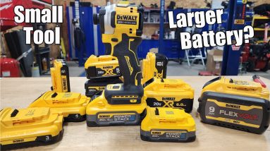 How Does The DEWALT 5Ah PowerStack Work With Small Impact Drivers?