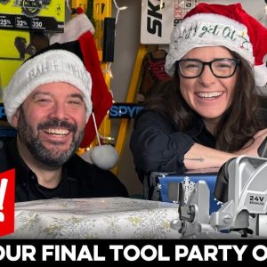 LIVE: Our FINAL 2022 Power Tool Party! 20+ Gifts!
