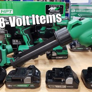New Metabo HPT Batteries (Tested Here) & New 18-Volt Tools