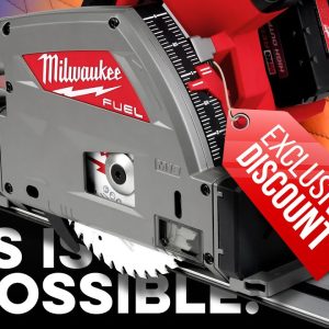 The Milwaukee Track Saw is FINALLY here, but I bet you didn't see this next part coming! (•̀ᴗ•́ )