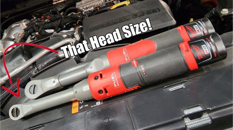 Smallest Head Size! Milwaukee Tool M12 FUEL 3/8" and 1/4" Extended Reach High-Speed Ratchet 2569-21
