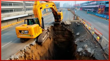 Excavator Operator With Extreme Skills Doing a Perfect Job | Cabin View by@korea_engcon