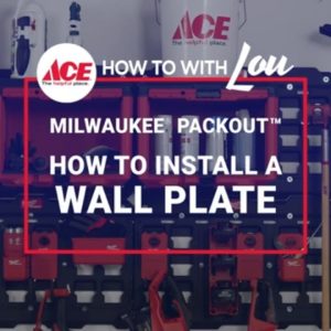 How To Install A Milwaukee® PACKOUT™ Wall Plate - Ace Hardware