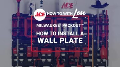 How To Install A Milwaukee® PACKOUT™ Wall Plate - Ace Hardware