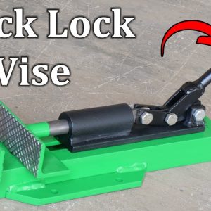 How To Make A Metal Vise | Simple Diy Quick Lock And Release Metal Bench Vise | DIY