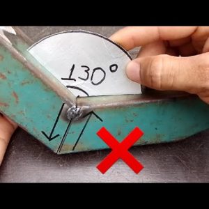 Welders Want You To Know This Square Pipe Trick | cut pipe accurately at 130° joints.