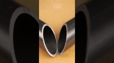 How to make round pipes 90° #shorts