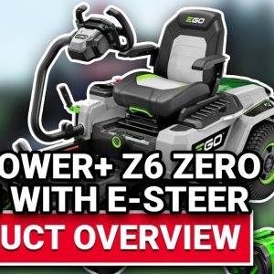 EGO Power+ Z6 Zero Turn With E-Steer Product Overview - Ace Hardware