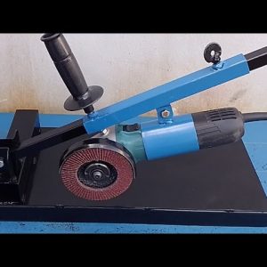 How to make support for electric angle grinder? DIY