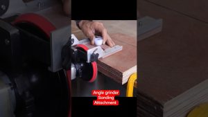 Angle grinder Adjustable sanding Attachment. #diyproject #anglegrinder #woodworking