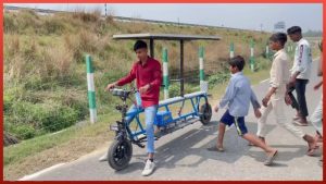 Man Builds 7 Seater Bike-Bus Powered by Solar Energy | by @homemadecreativee