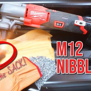 Milwaukee M12 Nibbler Review. This might just be my Favourite Milwaukee Tool.
