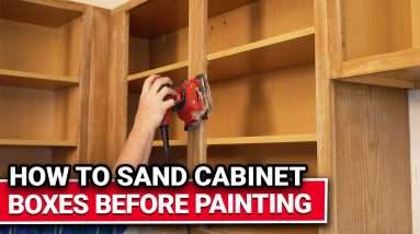 How To Sand Cabinet Boxes Before Painting - Ace Hardware