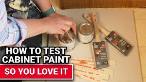 How To Test Cabinet Paint Color - Ace Hardware