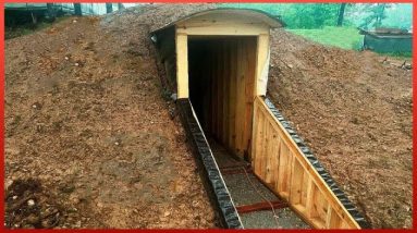 Family Builds Amazing Wood STORM SHELTER Underground | by @tickcreekranch9838