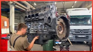 Assembly of Massive Scania Truck Engine and Start Test| Start to Finish @trucks_channel_razborgruz