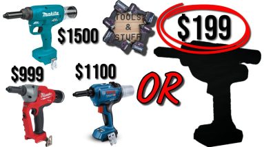 Cheap 1/4" Cordless Rivet Gun Put to the Test? Do you really need a $1000 Riveter?