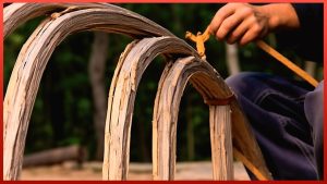 Man Makes the BEST Survival Bow Using Only Two Wood Branches | ASMR by @clayhayeshunter