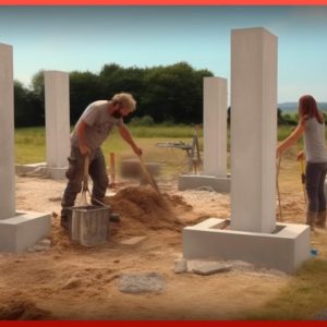 Couple Spends 3 YEARS Building Amazing Dream House | Start to Finish Construction @CommeUnPingouin
