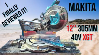Makita 40v 305mm Mitre Saw Review, also known as Makita XGT 12" Miter Saw Review.